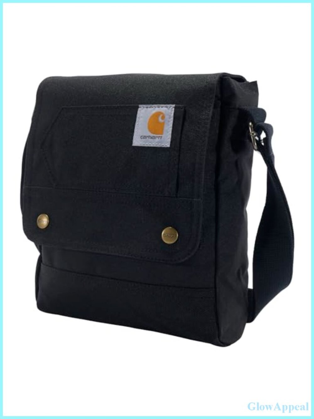 Carhartt Crossbody Snap Bag Durable Adjustable Shoulder Bag Flap Over Snap